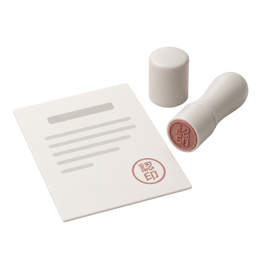 3d hanko stamp